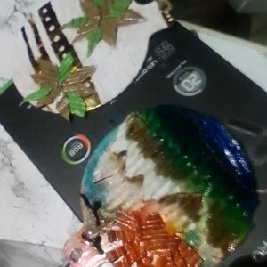 Ornament set handmade pieces